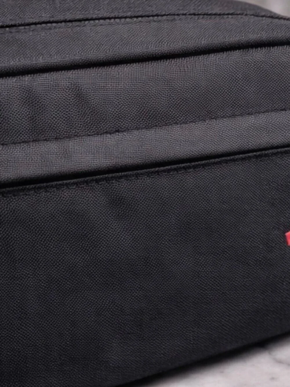 True Religion Black Belt Bag for Men